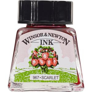 WN DRAWING INK 14ml SCARLET 1005601
