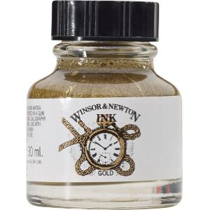 WN DRAWING INK 30ml *LARGE* GOLD  1010283