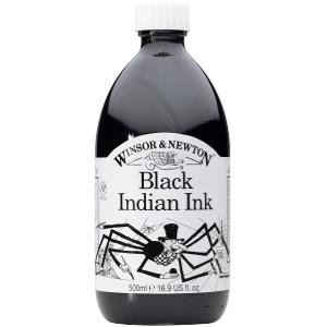 WN INDIAN INK 500ml BLACK DRAWING INK 1050030