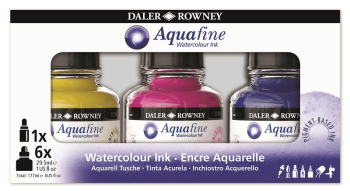 DR AQUAFINE INK 6 x 29.5ml SET 166100007