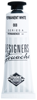 DR DESIGNERS GOUACHE 38ml - PERMANENT WHITE 136014008