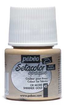 PEBEO SETACOLOR GOLD OPAQUE SHIMMER 45ml 295045