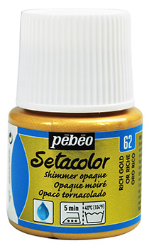 PEBEO SETACOLOR RICH GOLD OPAQUE SHIMMER 45ml 295062