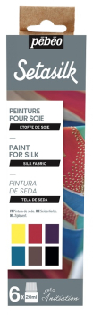 PEBEO SETASILK INITIATION SET 6X20ML 756485