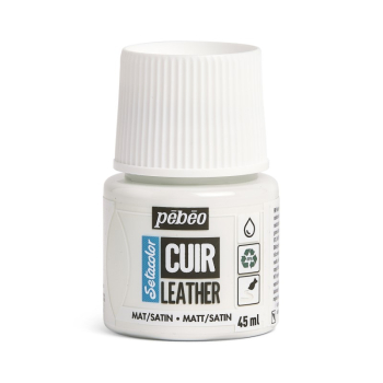 PEBEO SETACOLOR LEATHER 45ML PURE WHITE 295601