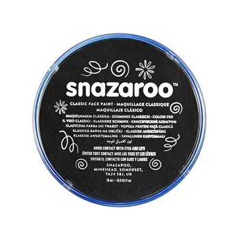 SNAZAROO CLASSIC COLOUR 18ml - BLACK 1118111