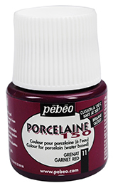PEBEO PORCELAINE 150 45ml - GARNET RED 024011