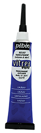 PEBEO VITREA 160 LAZULI BLUE RELIEF OUTLINER 114064