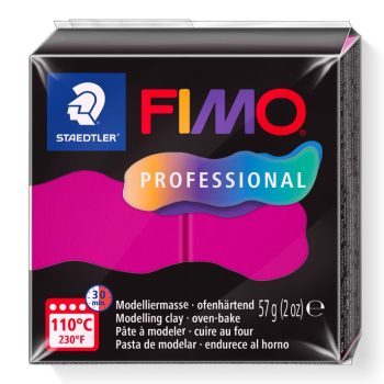 FIMO PROFESSIONAL TRUE MAGENTA 57g BLOCK 8040-210