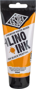 PREMIUM BLOCK PRINTING INK ORANGE 100ML LPI/08R100