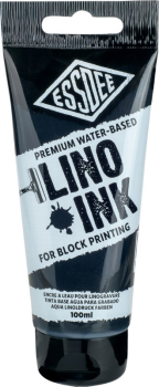 PREMIUM BLOCK PRINTING INK BLACK 100ML LPI/11R100