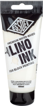 PREMIUM BLOCK PRINTING INK WHITE 100ML LPI/12R100