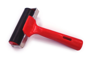 MAJOR LINO ROLLER 102mm RED HANDLE               79300