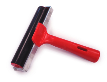 MAJOR LINO ROLLER 152mm RED HANDLE               79301