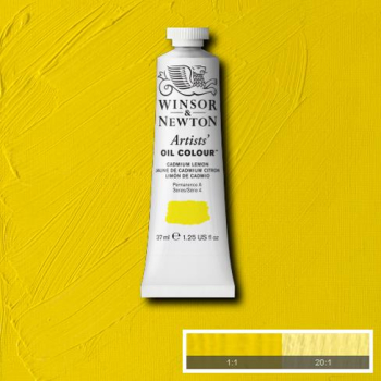 WN ARTIST OIL COLOUR 37ml -CADMIUM LEMON 1214086