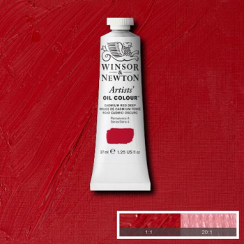 WN ARTIST OIL COLOUR 37ml -CADMIUM RED DEEP 1214097