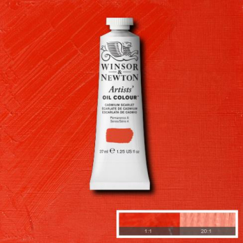 WN ARTIST OIL COLOUR 37ml -CADMIUM SCARLET 1214106