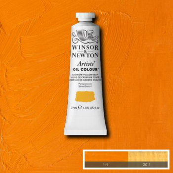 WN ARTIST OIL COLOUR 37ml -CADMIUM YELLOW DEEP 1214111