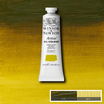 WN ARTIST OIL COLOUR 37ml -GREEN GOLD 1214294
