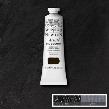 WN ARTIST OIL COLOUR 37ml -MARS BLACK 1214386