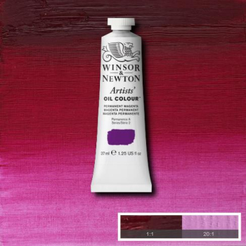 WN ARTIST OIL COLOUR 37ml -PERMANENT MAGENTA 1214489