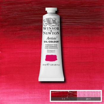 WN ARTIST OIL COLOUR 37ml -PERMANENT ROSE 1214502