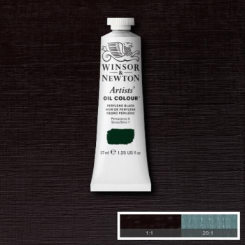 WN ARTIST OIL COLOUR 37ml -PERYLENE BLACK 1214505