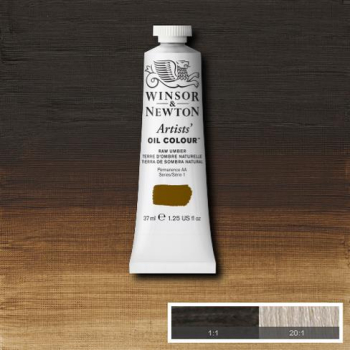 WN ARTIST OIL COLOUR 37ml -RAW UMBER 1214554