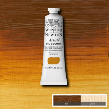WN ARTIST OIL COLOUR 37ml TRANSPARENT GOLD OCHRE 1214646