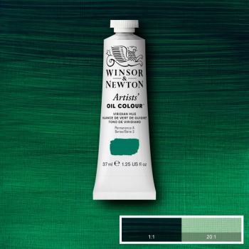 WN ARTIST OIL COLOUR 37ml VIRIDIAN HUE 1214696