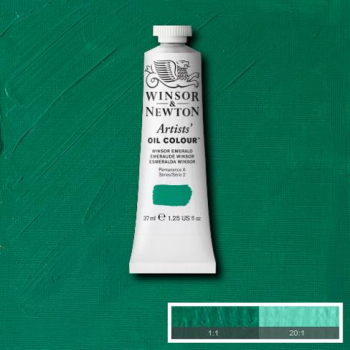 WN ARTIST OIL COLOUR 37ml -WINSOR EMERALD 1214708
