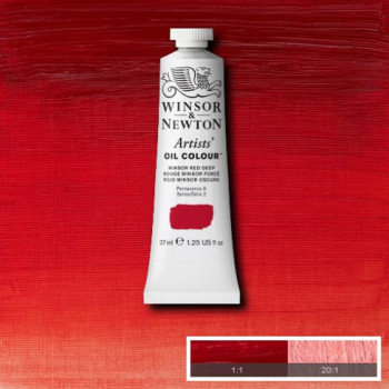 WN ARTIST OIL COLOUR 37ml -WINSOR RED DEEP 1214725