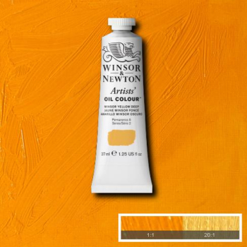 WN ARTIST OIL COLOUR 37ml -WINSOR YELLOW DEEP 1214731