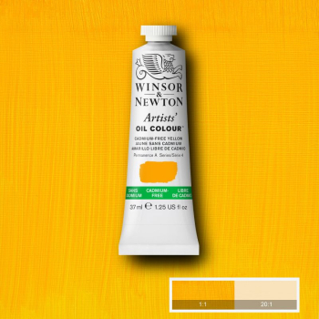 WN ARTIST OIL COLOUR 37ml CAD-FREE YELLOW 1214890