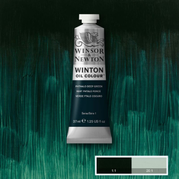 WN WINTON 37ml PHTHALO DEEP GREEN 1414048