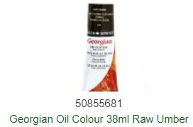 DR 38ml RAW UMBER GEORGIAN OIL COLOUR 111014247