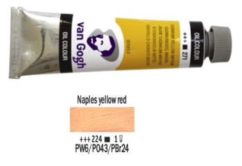NAPLES YELLOW RED VAN GOGH OIL 40ml