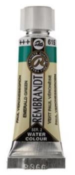 EMERALD GREEN REMBRANDT WATERCOLOUR 5ml