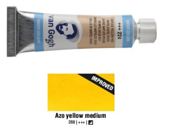 AZO YELLOW MEDIUM VAN GOGH WATERCOLOUR 10ml
