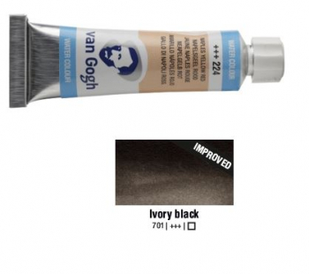 IVORY BLACK VAN GOGH WATERCOLOUR 10ml
