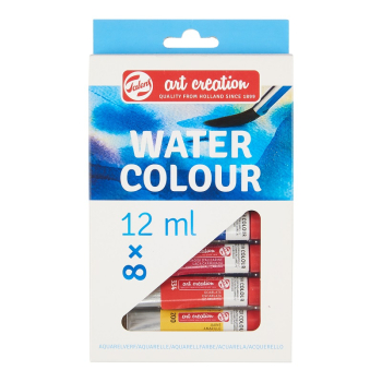 TALENS ART CREATION WATER COLOUR SET 8X12ML 9022008m