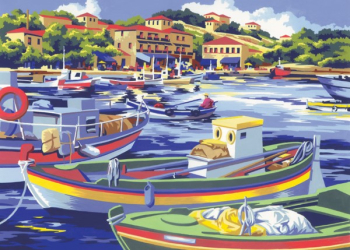 R&L MEDITERRANEAN LARGE PAINT BY NUMBERS PAL6