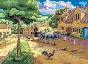 R&L STEEP STREET LARGE PAINT BY NUMBERS PAL10