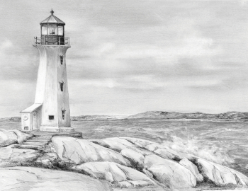 R&L SKETCHING MADE EASY - LIGHTHOUSE POINT SKBN4