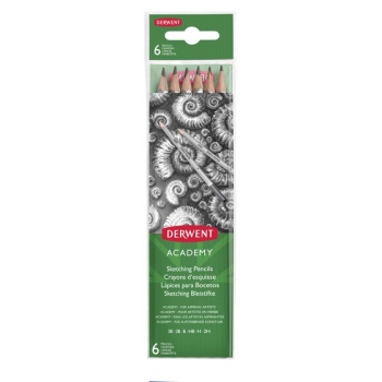 ACADEMY SKETCHING PENCILS 6 CARTON 2300086