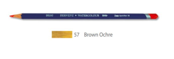 DERWENT WATERCOLOUR PENCIL 57 BROWN OCHRE 32857