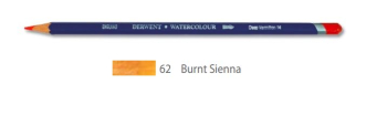 DERWENT WATERCOLOUR PENCIL 62 BURNT SIENNA 32862