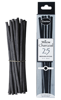 COATES CHARCOAL 25 MEDIUM ARTM25