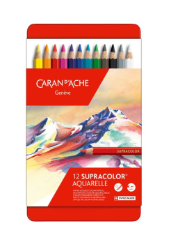 CARAN D'ACHE 12 SUPRACOLOR SOFT AQUA PENCILS 3888 312