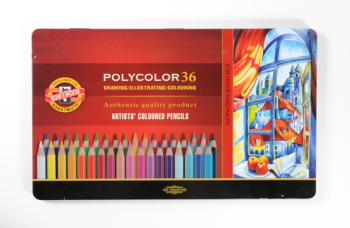 KOH-I-NOOR POLYCOLOR 36 SET  COLOURED PENCILS 3825